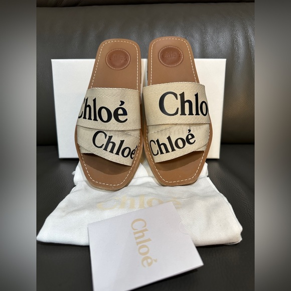 CHLOE WOODY SANDALS - Picture 3 of 11